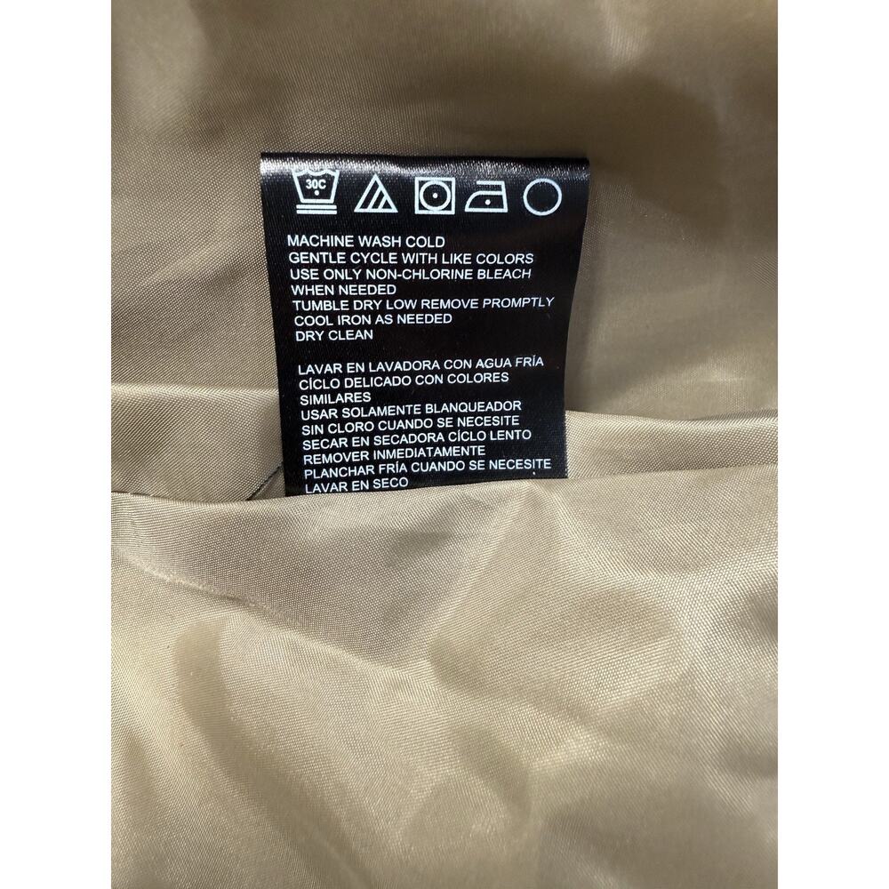 Weatherproof Quilted Jacket Women's 1X Hooded Vintage Khaki Full Zip NWT - Picture 11 of 11